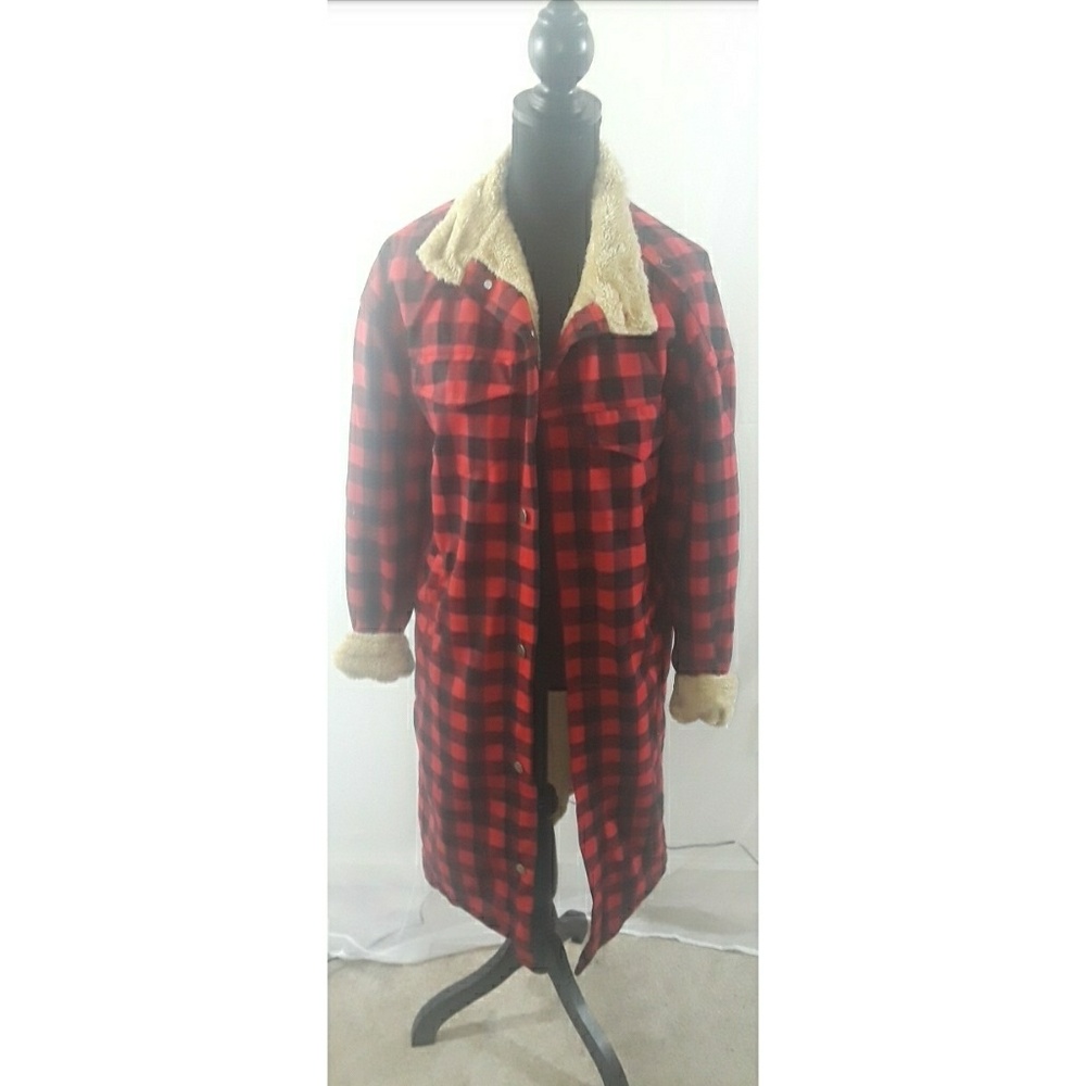 Stylish Lumber jack women's trench coat